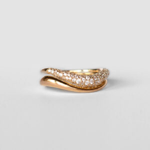Pavé Flow Ring Set